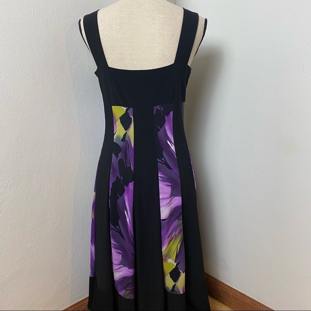 R & M Collection Fit & Flare Design Multi Colors Sz 14 - Picture 8 of 15